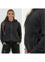 NEBBIA - Dámská sportovní mikina na zip 845 (black)