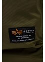 Taška Alpha Industries zelená barva