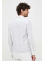 Košile Pepe Jeans Cuxton bílá barva, slim, s límečkem button-down