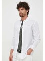 Košile Pepe Jeans Cuxton bílá barva, slim, s límečkem button-down