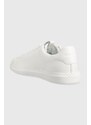 Kožené sneakers boty Tory Burch Double T Howell Court bílá barva, 149728-123