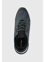 Sneakers boty Calvin Klein Low Top Lace Up Knit černá barva