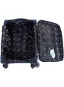 Rogal Černý nepromokavý cestovní kufr "Practical" s expanderem - vel. M, L, XL
