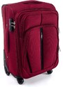 Rogal Tmavě červená sada 3 cestovních kufrů "Practical" - vel. M, L, XL