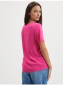 Tmavě růžové dámské basic tričko VILA Paya - Dámské