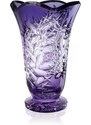 Bohemia Crystal Hluboce Broušená váza Levanda 355mm