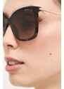 Sluneční brýle Michael Kors ZERMATT dámské, hnědá barva, 0MK2079U