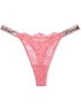 Victoria's Secret Dámské luxusní krajkové tanga Victoria´s Secret Bombshell - Rose