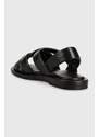 Kožené sandály Gant Khiria dámské, černá barva, 26561832.G00