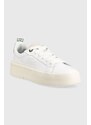 Kožené sneakers boty Lacoste Carnaby bílá barva, 45SFA0040