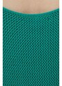Šaty United Colors of Benetton zelená barva, mini