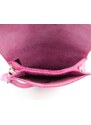 Blaire Kožená mini kabelka Jessi na telefon zářivě růžová
