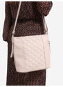 Women's quilted bag light gray Shelvt