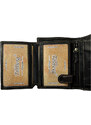 Tillberg Kožená peněženka s motivem rybáře černá 8764