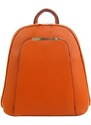 Itálie Dámský elegantní menší módní batoh / batůžek ITALY BAT0101 - oranžový