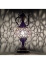 Krásy Orientu Orientální stolní lampa z foukaného skla Melek - Karafa - ø skla 16 cm