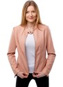Dámská koženková bunda GLANO - růžová