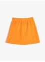 Koton Girl Kid's Skirt Terry Fabric, Pockets, Elastic Waist, Cotton