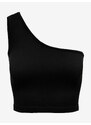 Černé dámské crop top tílko ONLY Gven - Dámské