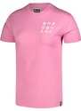 Nordblanc Růžové dámské tričko z organické bavlny LETTERS