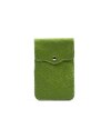 Blaire Kožená mini kabelka Jessi na telefon světle zelená