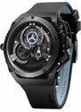 Černé pánské hodinky Mazzucato Watches s gumovým páskem Rim Sport Black / Grey - 48MM Automatic