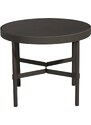Černý keramický zahradní odkládací stolek No.100 Mindo 58,5 cm