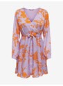 Světle fialové dámské květované šaty ONLY Summer - Dámské