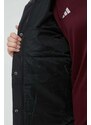 Péřová bunda adidas dámská, černá barva, zimní