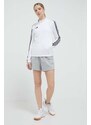 Tréninková mikina adidas Performance Tiro 23 League bílá barva, s aplikací, HS3513