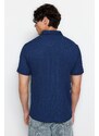 Trendyol Navy Blue Regular Fit Short Sleeve Shirt