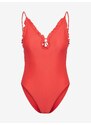 Červené dámské jednodílné plavky Pieces Blua - Dámské