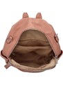 Turbo bags Trendy dámský koženkový batůžek Zora, růžová