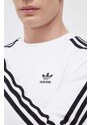 Mikina adidas Originals pánská, bílá barva, s aplikací, IA4862-WHITE