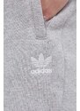 Kraťasy adidas Originals pánské, šedá barva, melanžové