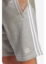 Bavlněné šortky adidas Originals šedá barva, IA6354-grey
