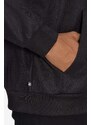 Mikina adidas Originals pánská, černá barva, s kapucí, vzorovaná, HS2065-black