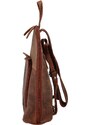 Green Wood Kožený luxusní batůžek z kůže NICOLE, světlejší hnědá