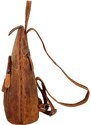 Green Wood Kožený luxusní batůžek z kůže NICOLE, koňaková