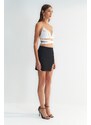 Trendyol X Zeynep Tosun Black Stone Accessory Skirt