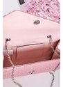 Paris Style Růžová společenská kabelka Allegra