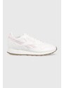 Sneakers boty Reebok Classic Classic Vegan bílá barva, HQ1496-FTW/PNK/T