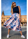 Jadberg Women Saténová midi sukně Sevilla-růžová