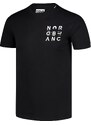 Nordblanc Černé pánské tričko z organické bavlny COMPANY