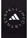 Kšiltovka adidas by Stella McCartney černá barva, s potiskem
