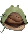 Turbo bags Trendy dámský koženkový batůžek Zora, zelená