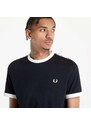 Pánské tričko FRED PERRY Taped Ringer T-shirt Black