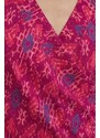 Tričko s dlouhým rukávem Lauren Ralph Lauren růžová barva