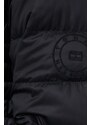 Péřová bunda Tommy Hilfiger dámská, černá barva, přechodná