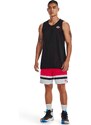 Under Armour UA Baseline Woven Short II-RED Red / White / Red